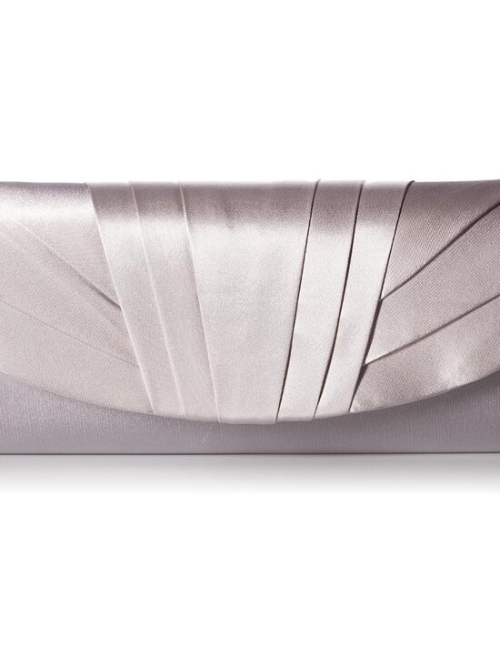Handbags - Women's Angel Satin Tuxedo Flap Evening Clutch | Satin